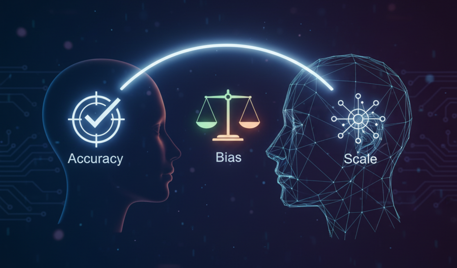 The Three Pillars of AI Testing: Accuracy, Bias, and Scale 