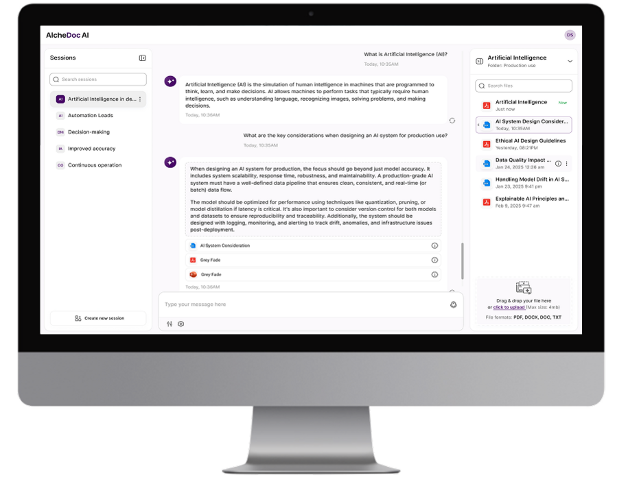 [Translate to Deutsch:] AlcheDoc AI