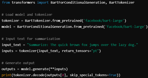 2 .BART (Bidirectional and Auto-Regressive Transformers):