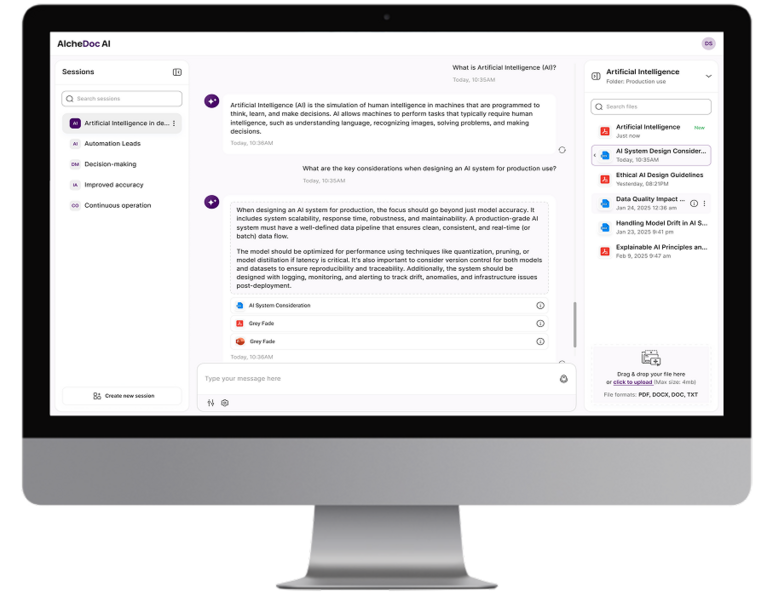 [Translate to Deutsch:] AlcheDOC AI