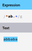 shows the start and end