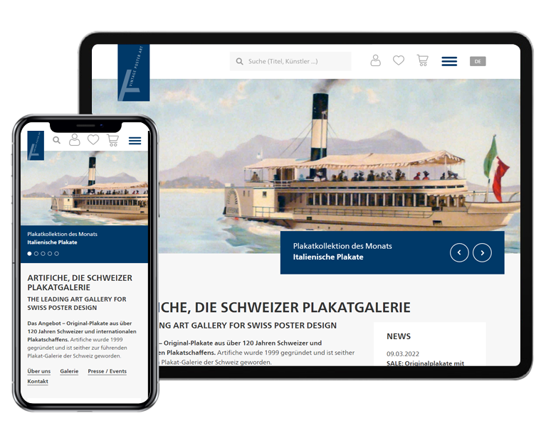 [Translate to Deutsch:] Artifiche tablet and mobile